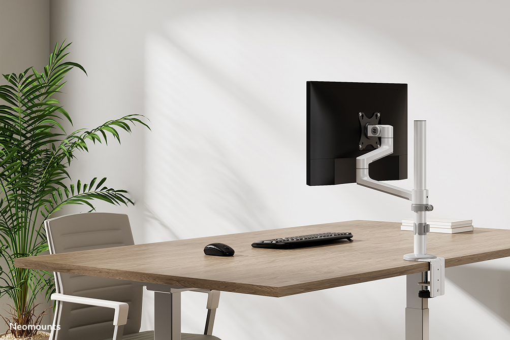 Neomounts DS60-425WH1 Braccio per monitor 17-27" - salvaspazio